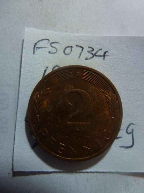 1983 Germany 2 pfennig
