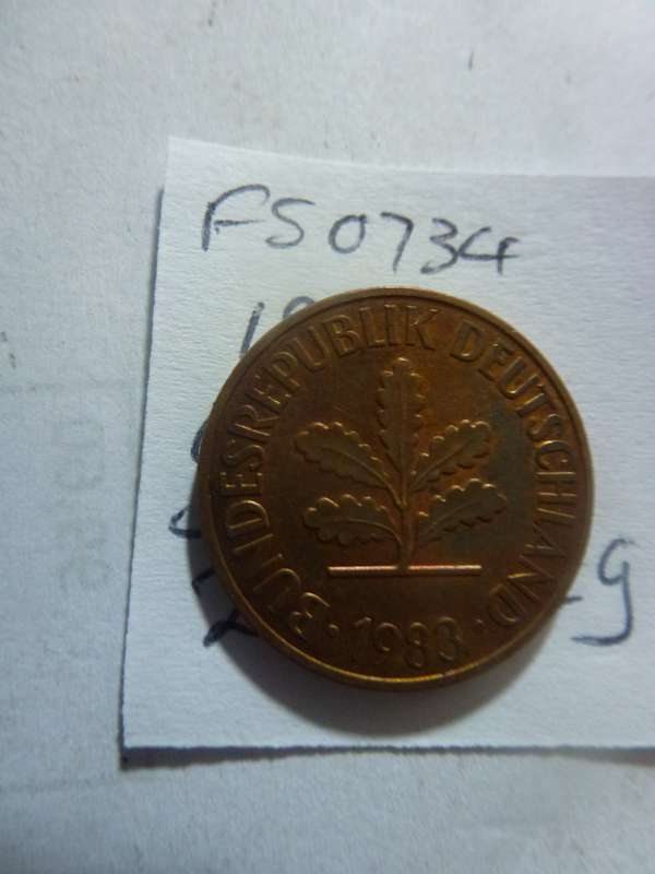 1983 Germany 2 pfennig