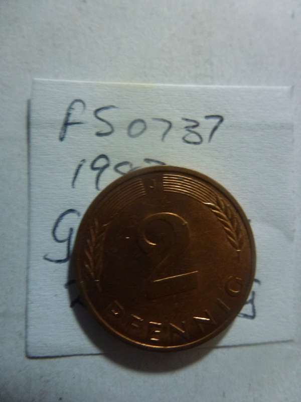 1983 Germany 2 pfennig