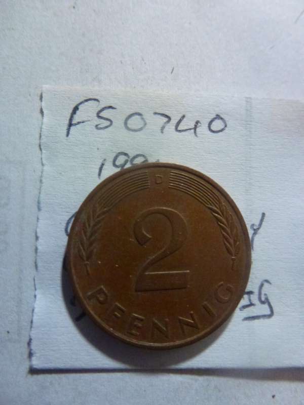 1994 Germany 2 pfennig