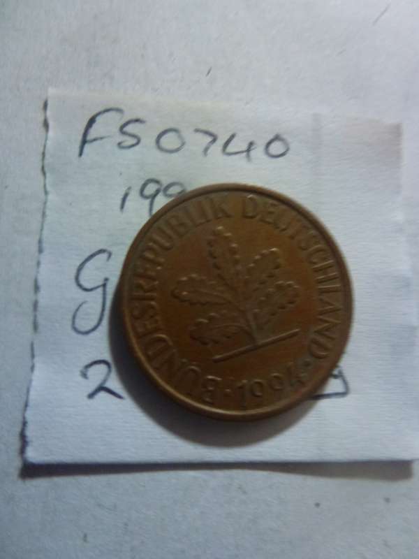 1994 Germany 2 pfennig