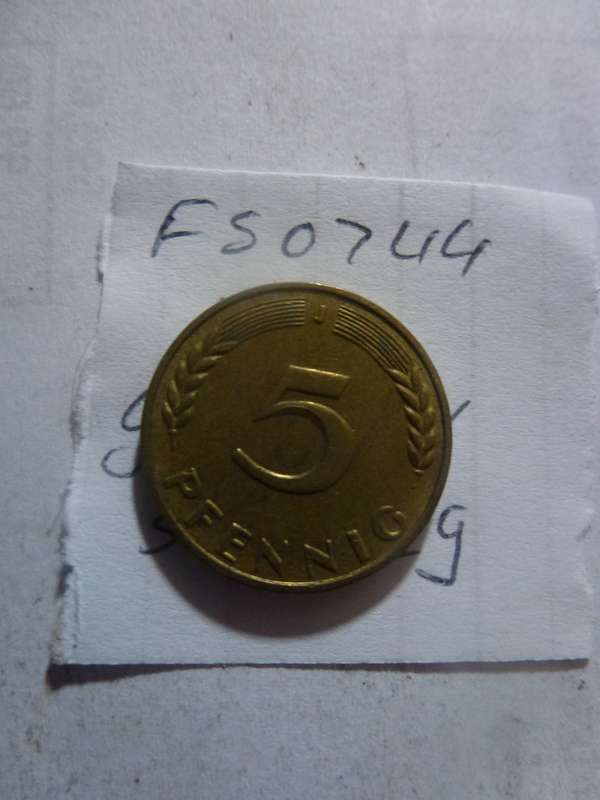 1967 Germany 5 pfennig