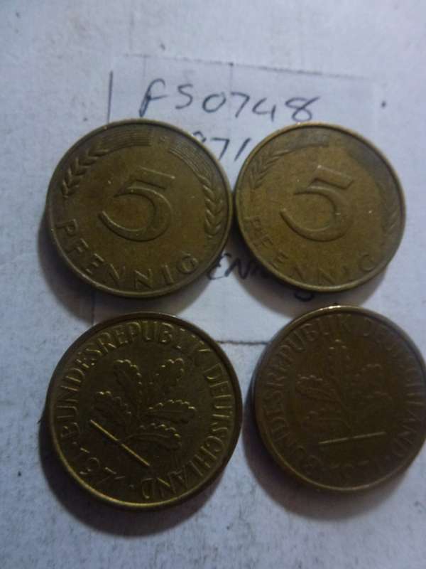 1971 Germany 5 pfennig