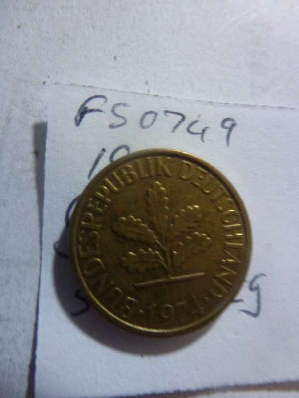 1974 Germany 5 pfennig