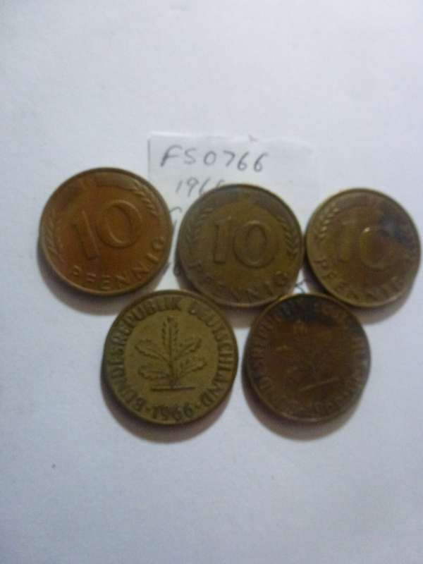 1966 Germany 10 pfennig
