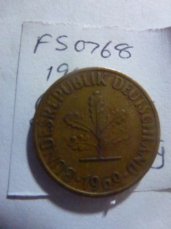 1969 Germany 10 pfennig