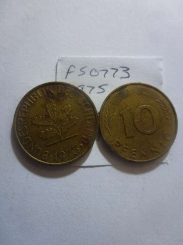 1975 Germany 10 pfennig