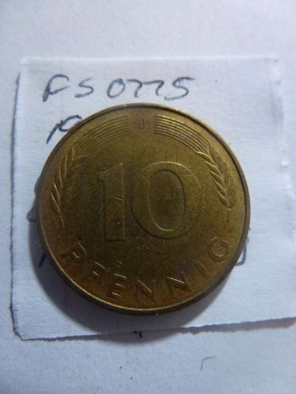 1977 Germany 10 pfennig