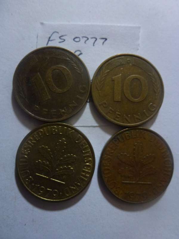 1979 Germany 10 pfennig