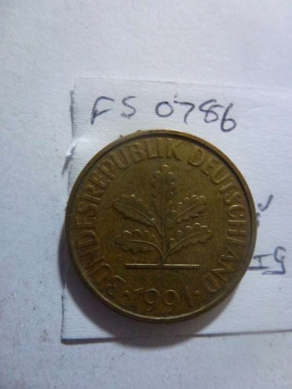 1991 Germany 10 pfennig