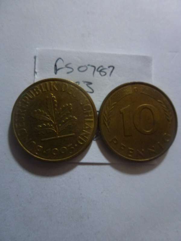1993 Germany 10 pfennig