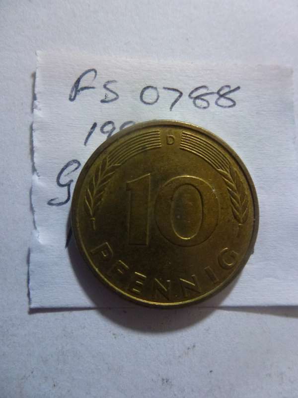 1996 Germany 10 pfennig