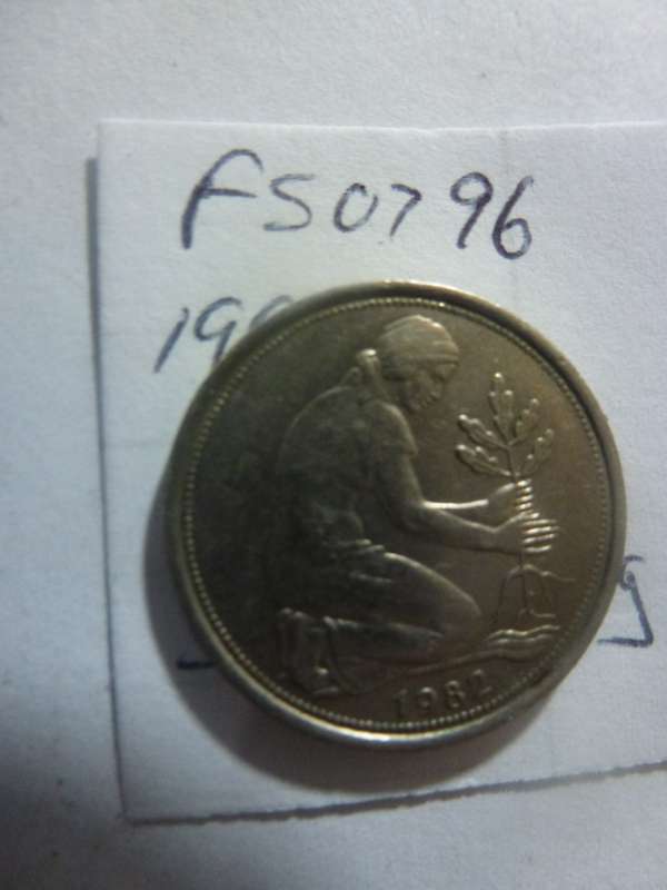 1982 Germany 50 pfennig