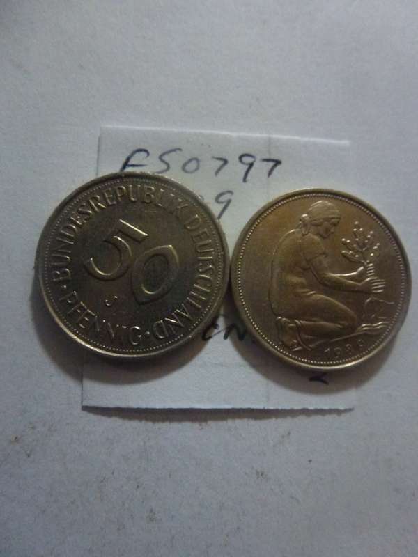 1989 Germany 50 pfennig
