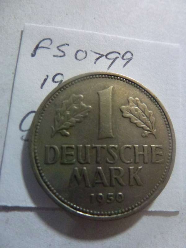 1950 Germany 1 deutsche mark