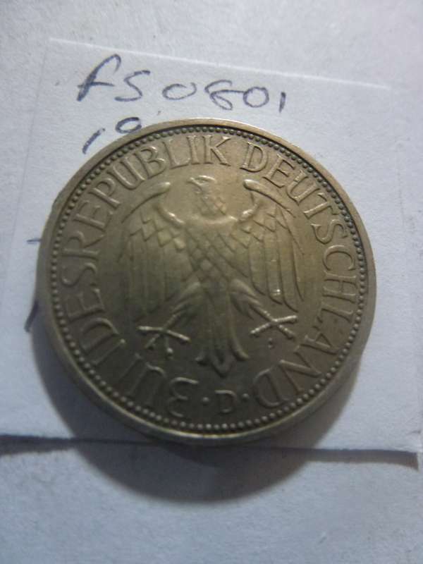 1972 Germany 1 deutsche mark