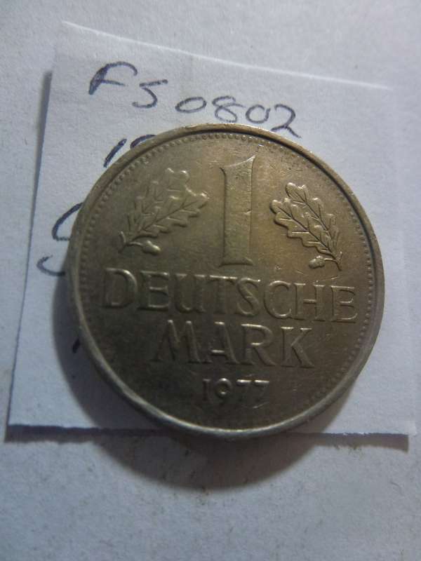1977 Germany 1 deutsche mark