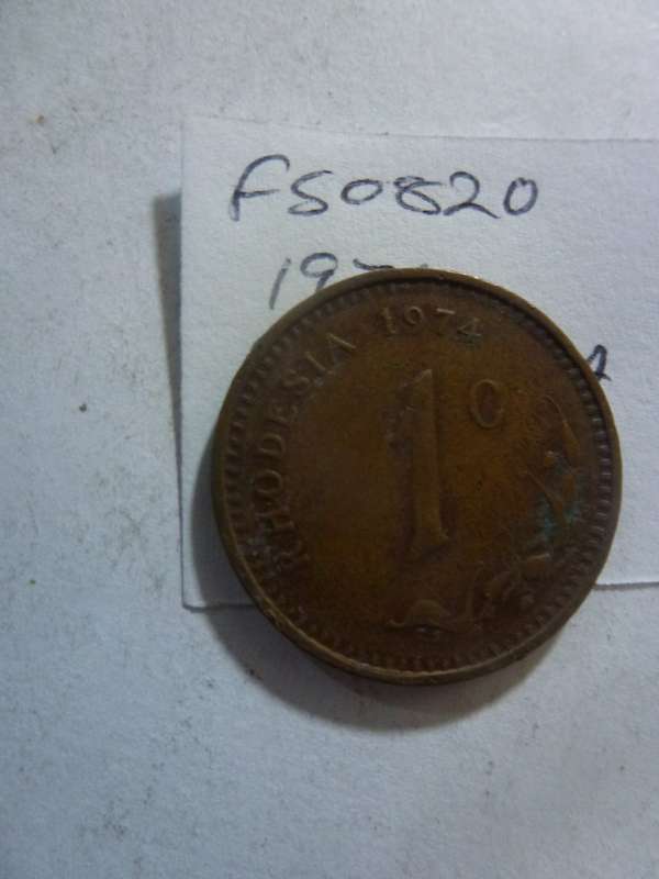 1974 Rhodesia 1 cent
