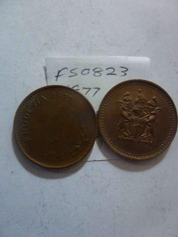 1977 Rhodesia 1 cent