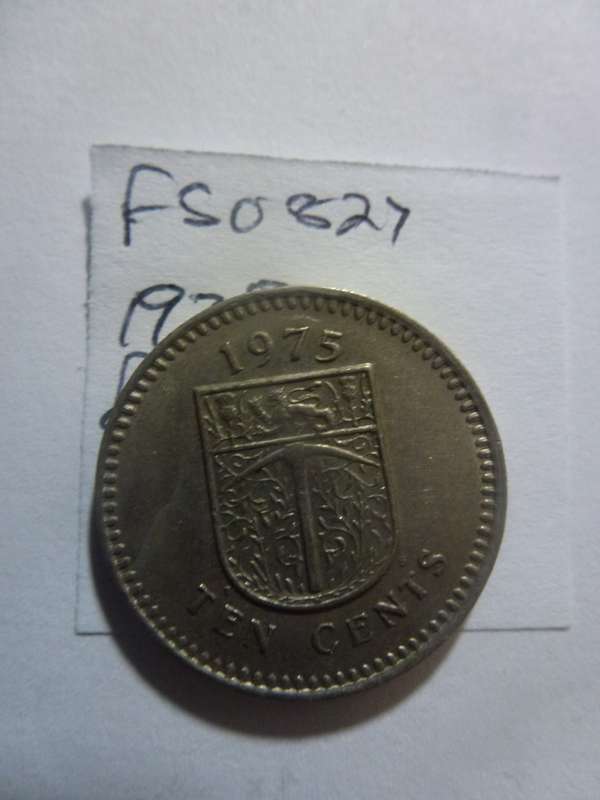 1975 Rhodesia 10 cent