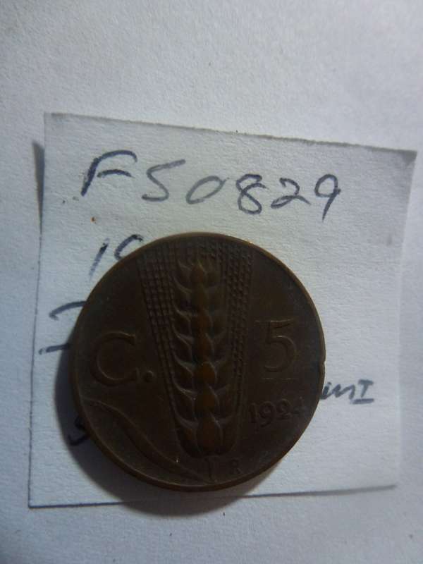 1925 Italy 5 centesimi
