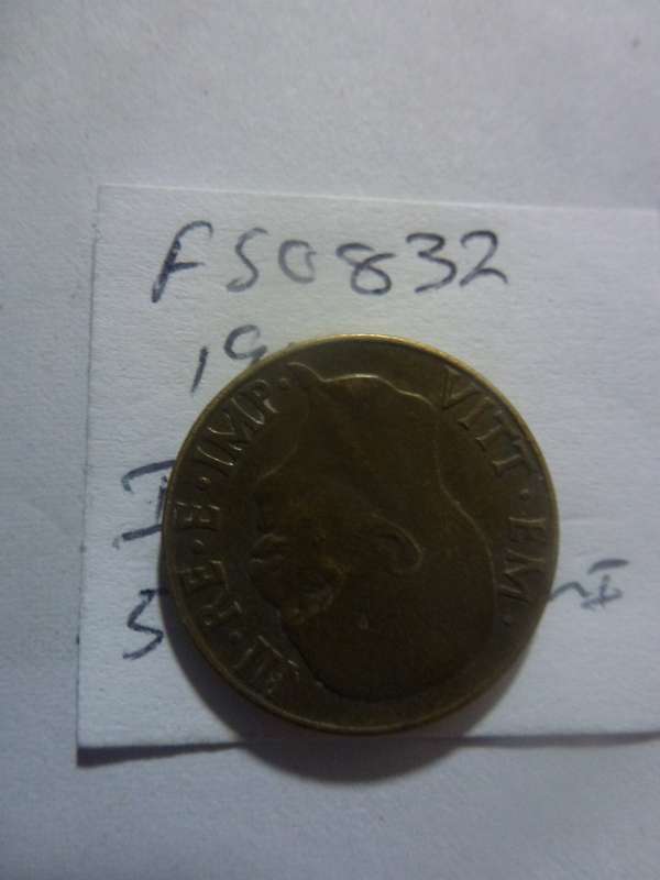 1942 Italy 5 centesimi