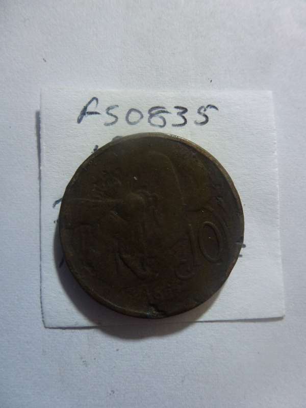 1927 Italy 10 centesimi