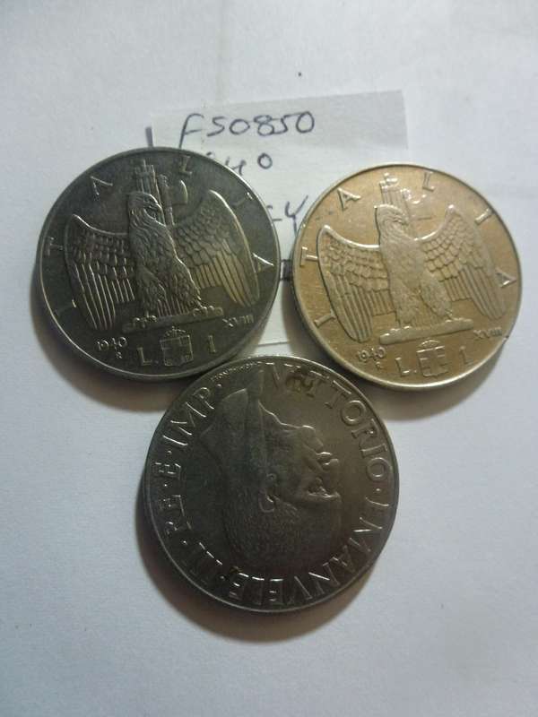 1940 Italy 1 lira