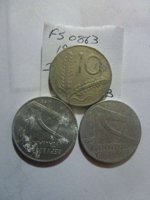 1953 Italy 10 lira