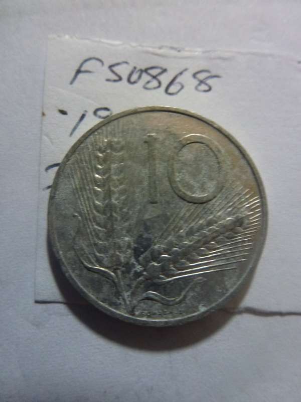 1969 Italy 10 lira