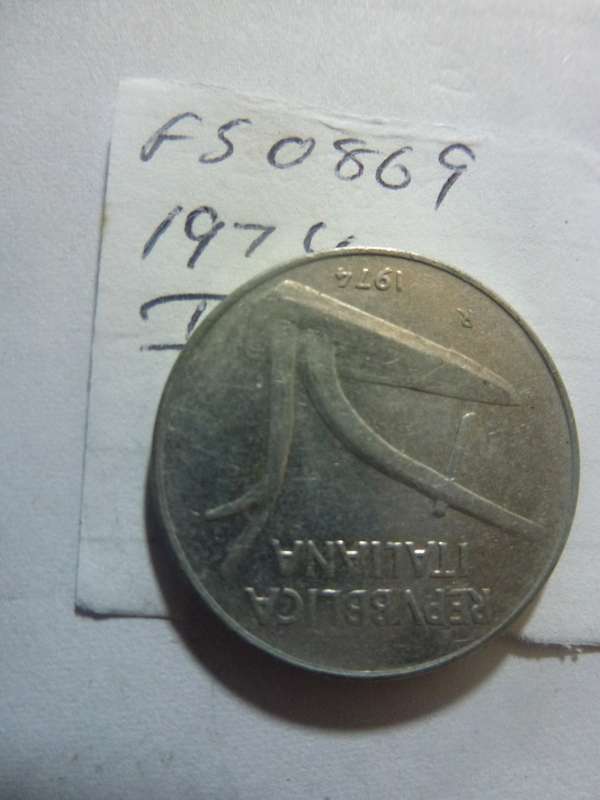 1974 Italy 10 lira