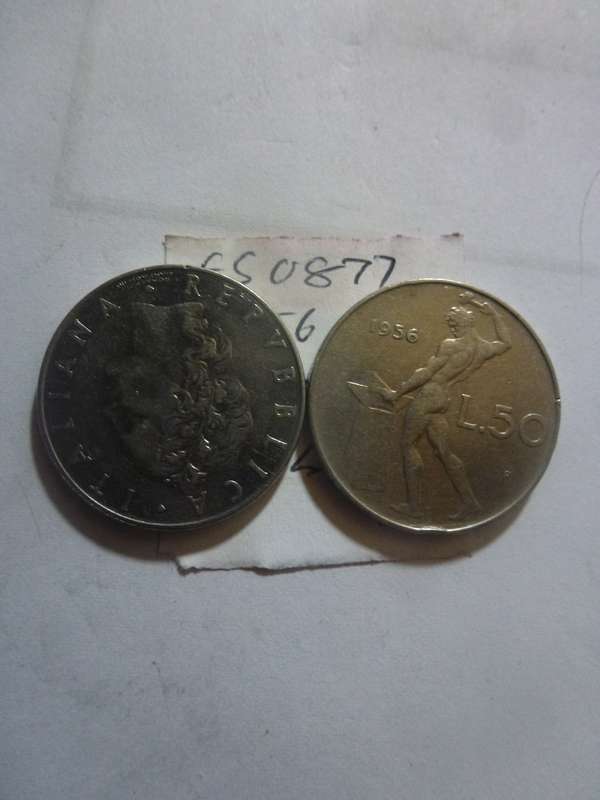 1956 Italy 50 lira