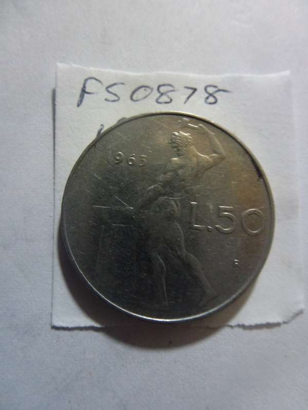 1963 Italy 50 lira