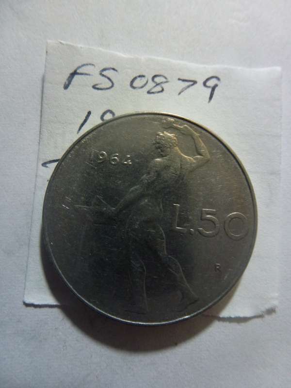 1964 Italy 50 lira
