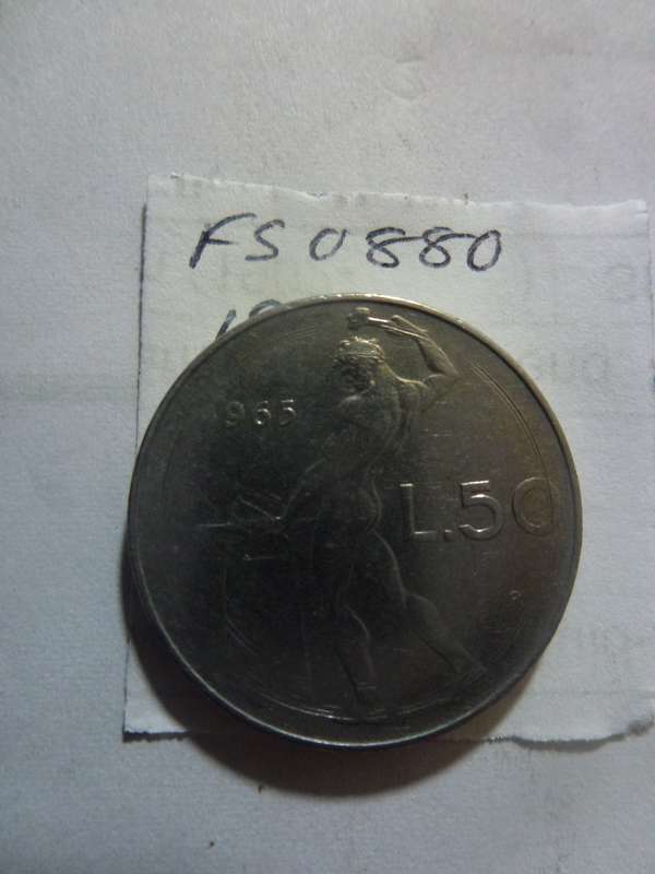 1965 Italy 50 lira