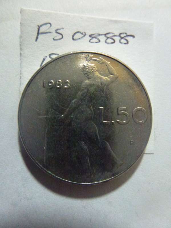 1983 Italy 50 lira