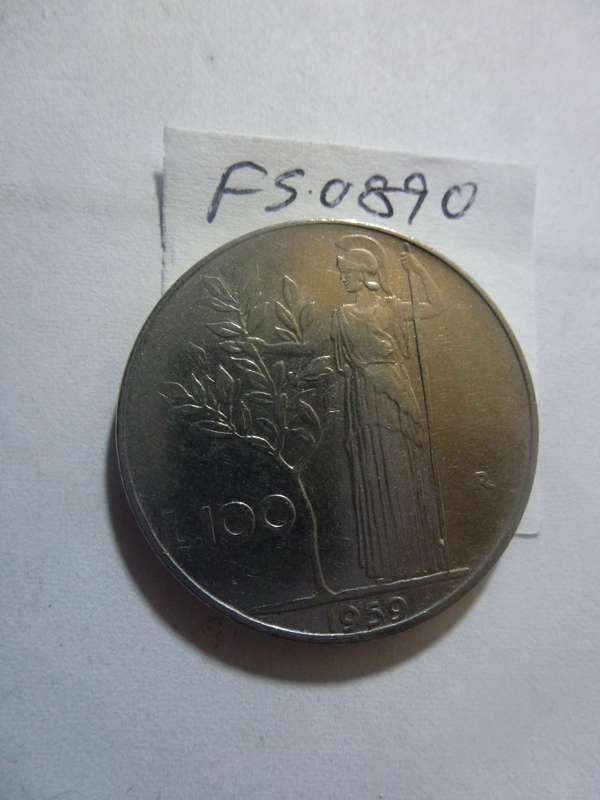 1959 Italy 100 lira