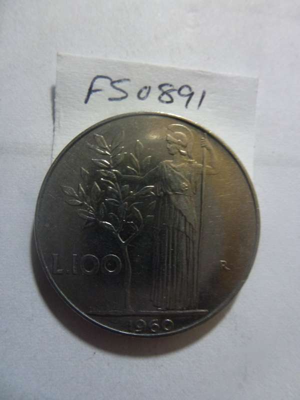 1960 Italy 100 lira