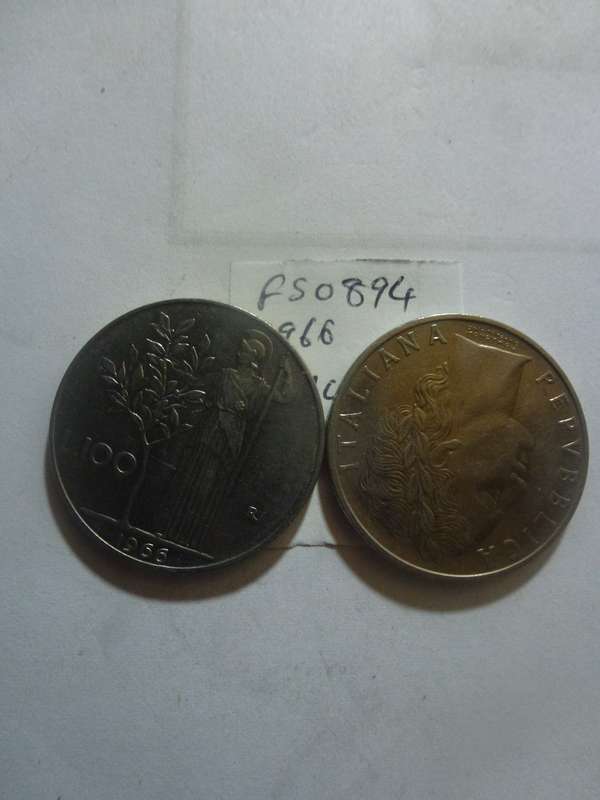 1966 Italy 100 lira