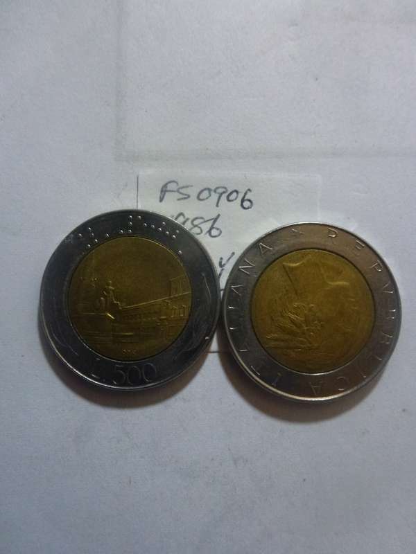 1986 Italy 500 lira