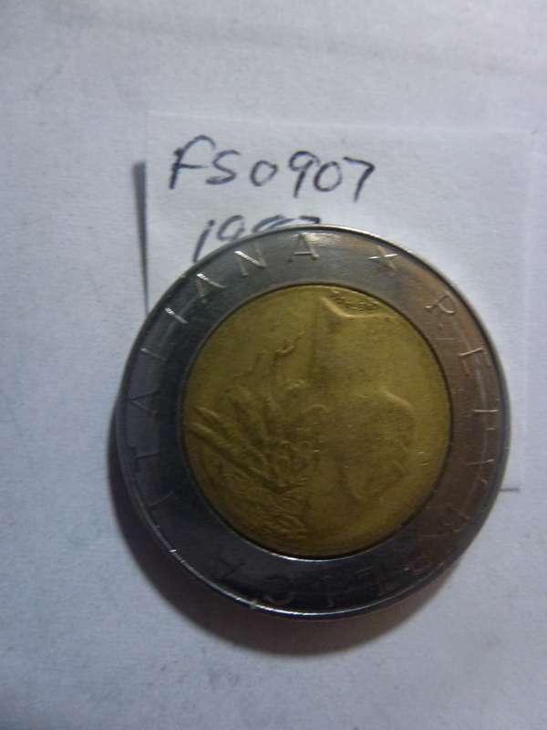 1987 Italy 500 lira