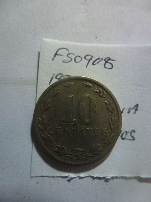 1928 Argentina 10 centavos