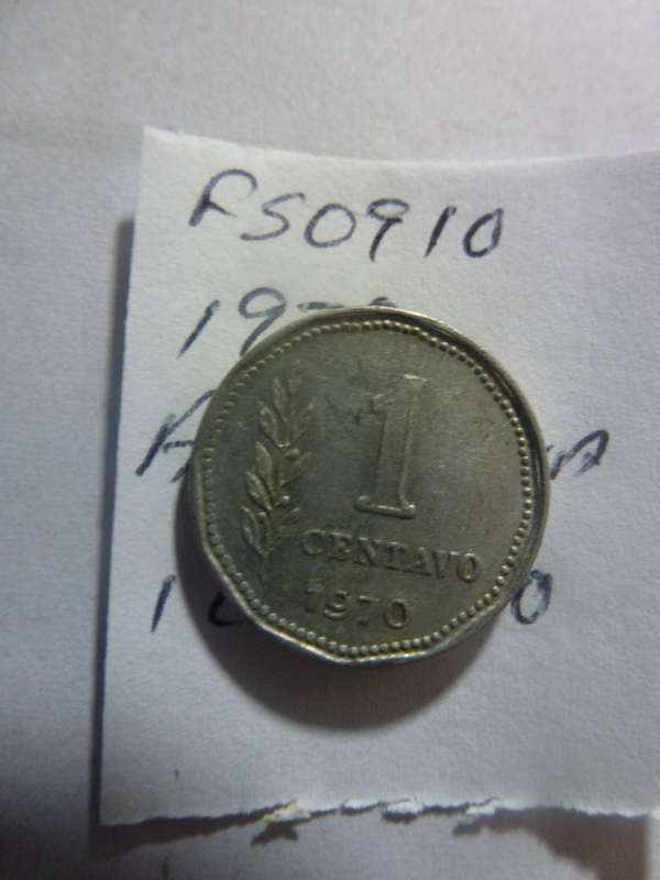 1970 Argentina 1 centavos