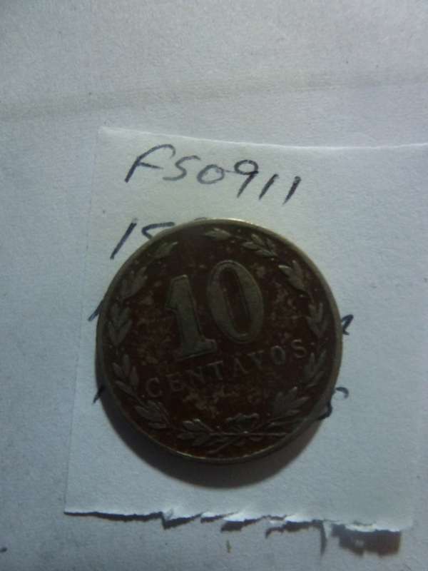 1898 Argentina 10 centavos
