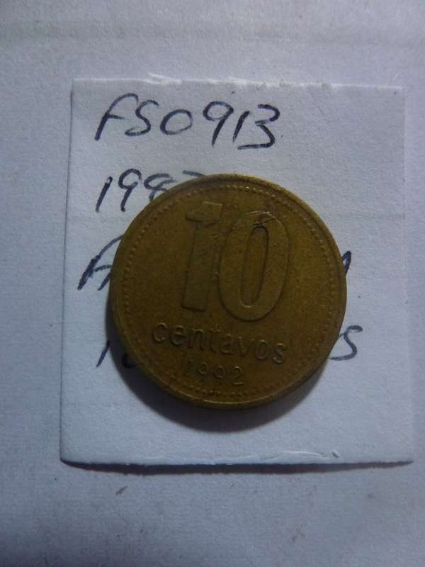 1992 Argentina 10 centavos