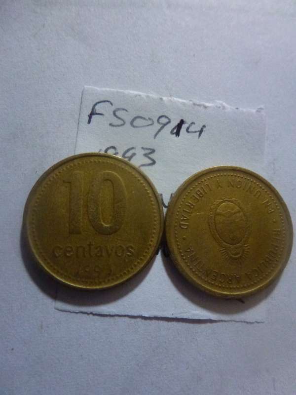 1993 Argentina 10 centavos