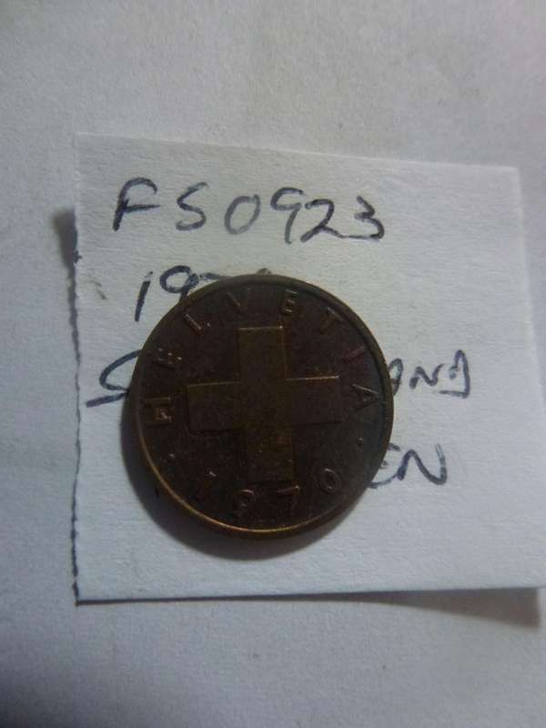 1970 Switzerland 1 rappen