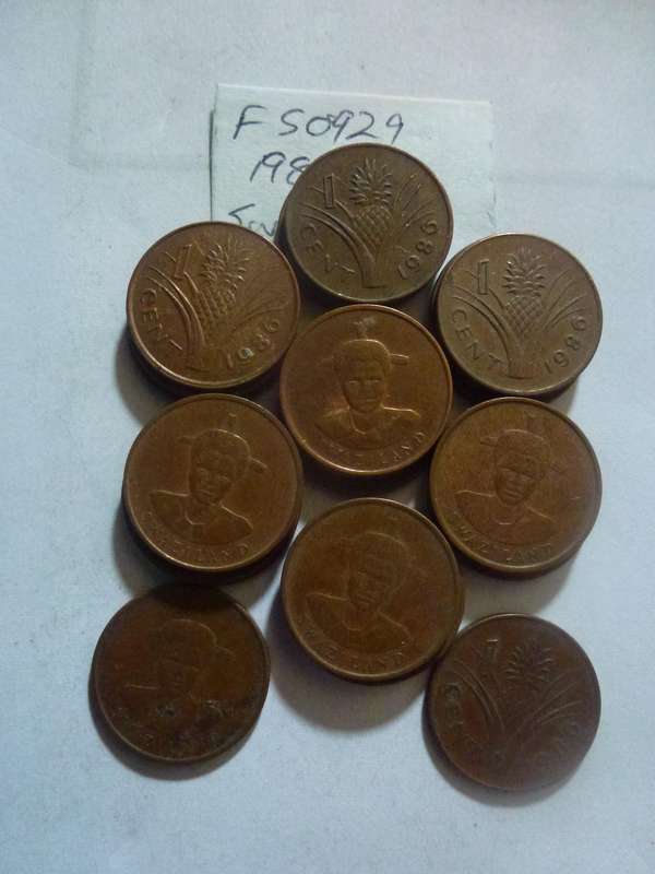 1986 Swaziland 1 cent
