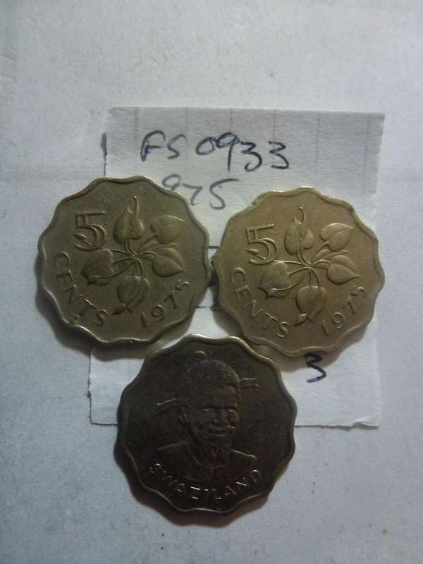1975 Swaziland 5 cent