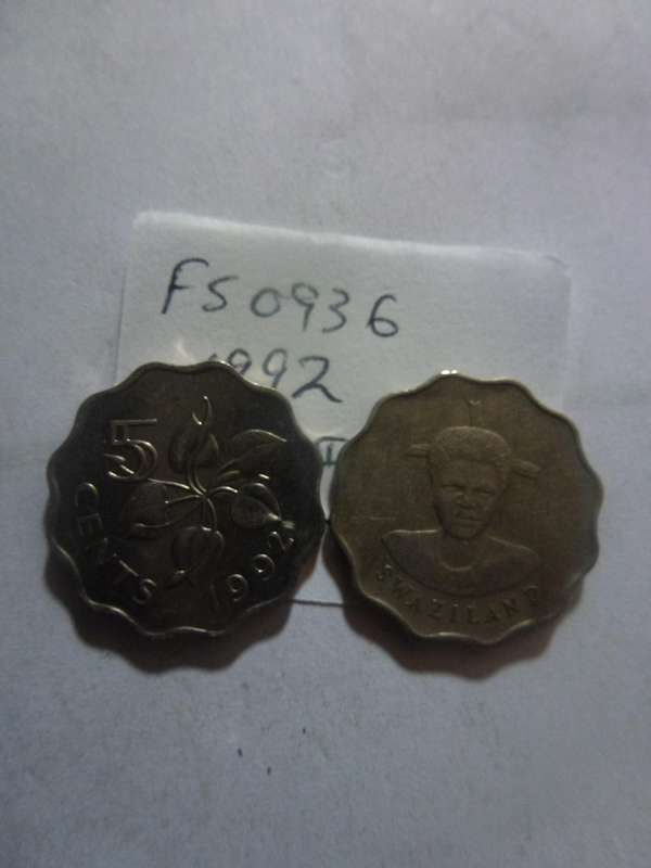 1992 Swaziland 5 cent